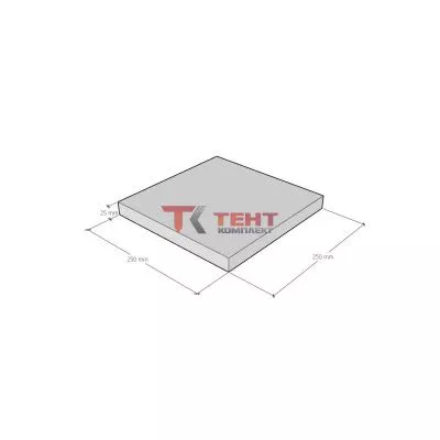Плита пробивочная 250x250x25 мм.